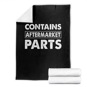 Bionic Aftermarket Parts Throw Blanket Knee And Hip Replacement Surgery Recovery Get Well Soon Gift TS10 Black Print Your Wear