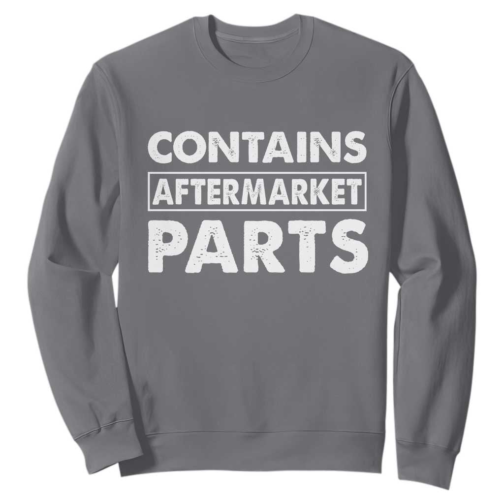 Bionic Aftermarket Parts Sweatshirt Knee And Hip Replacement Surgery Recovery Get Well Soon Gift TS10 Charcoal Print Your Wear