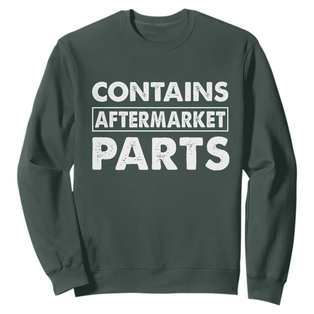Bionic Aftermarket Parts Sweatshirt Knee And Hip Replacement Surgery Recovery Get Well Soon Gift TS10 Dark Forest Green Print Your Wear