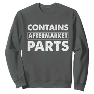 Bionic Aftermarket Parts Sweatshirt Knee And Hip Replacement Surgery Recovery Get Well Soon Gift TS10 Dark Heather Print Your Wear