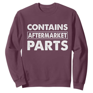 Bionic Aftermarket Parts Sweatshirt Knee And Hip Replacement Surgery Recovery Get Well Soon Gift TS10 Maroon Print Your Wear