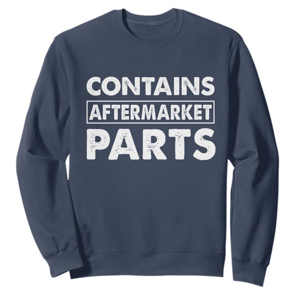 Bionic Aftermarket Parts Sweatshirt Knee And Hip Replacement Surgery Recovery Get Well Soon Gift TS10 Navy Print Your Wear