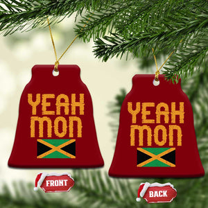 Yeah Mon Jamaican Pride Ceramic Ornament Jamaican Vacation Jamaica Reggae Roots TS10 Print Your Wear