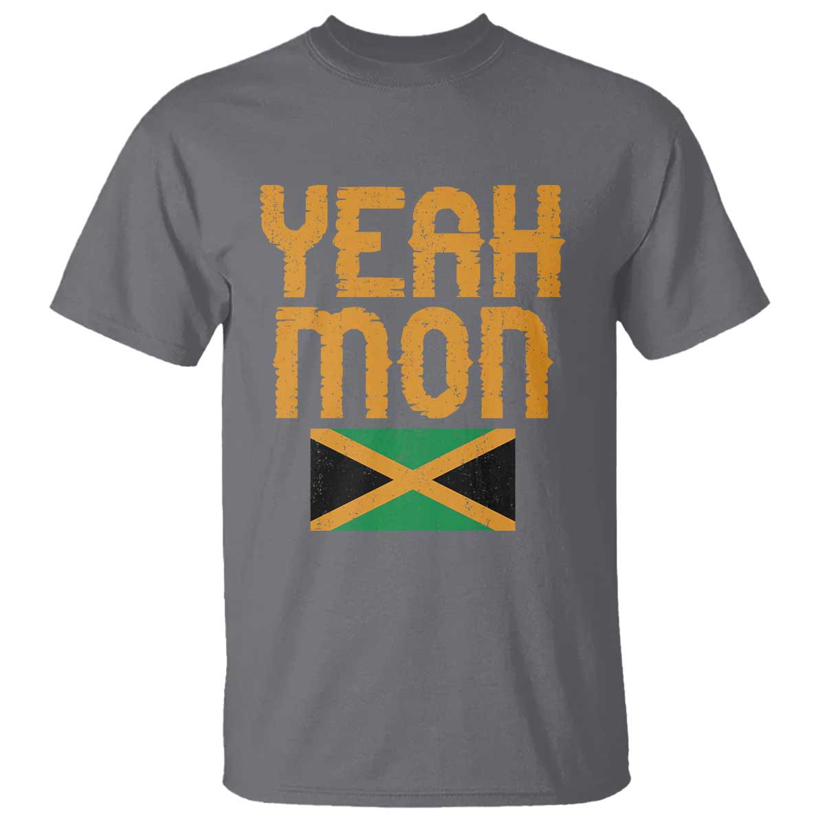 Yeah Mon Jamaican Pride T Shirt Jamaican Vacation Jamaica Reggae Roots TS10 Charcoal Print Your Wear