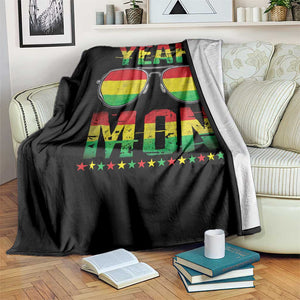 Yeah Mon Jamaican Pride Throw Blanket Jamaican Vacation Jamaica Reggae Sunglasses TS10 Print Your Wear