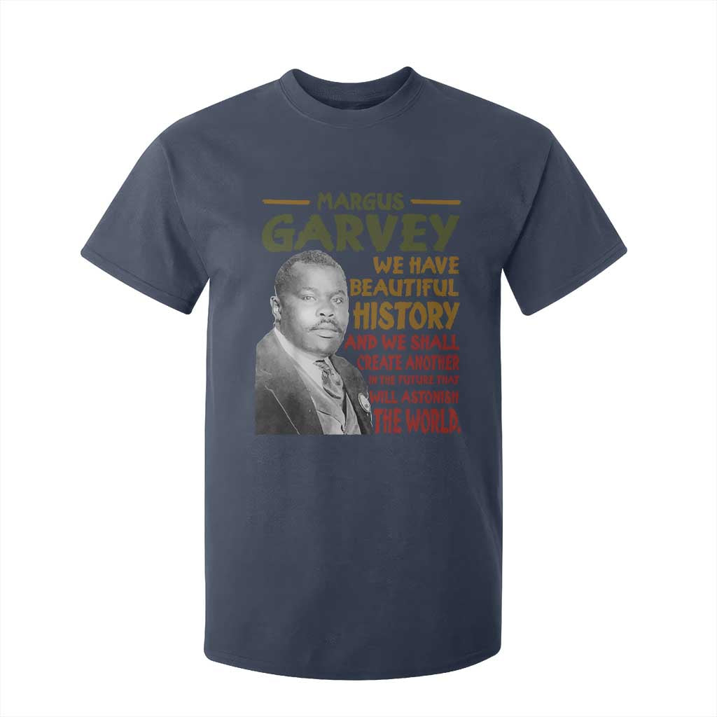 Marcus Garvey Quote T Shirt For Kid Black History Month TS10 Navy Print Your Wear