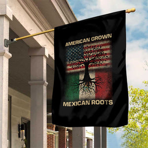 American Grown Mexican Roots Garden Flag Retro Mexico America Flag TS10 Print Your Wear