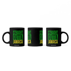 Straight Outta Jamaica Coffee Mug Cool Jamaican Travel Vacation TS10 Print Your Wear