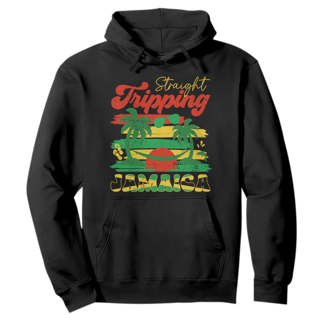 Jamaica Vacation Hoodie Straight Trippin Jamaica Family Girls Trip TS10 Black Print Your Wear