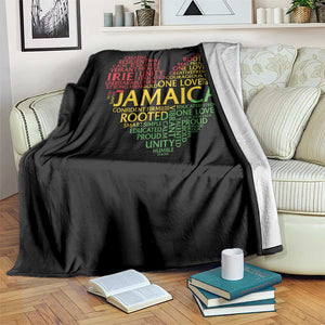 Jamaica Reggae Throw Blanket One Love Rasta Culture TS10 Print Your Wear