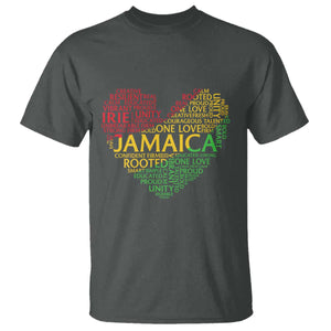 Jamaica Reggae T Shirt One Love Rasta Culture TS10 Dark Heather Print Your Wear