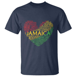 Jamaica Reggae T Shirt One Love Rasta Culture TS10 Navy Print Your Wear