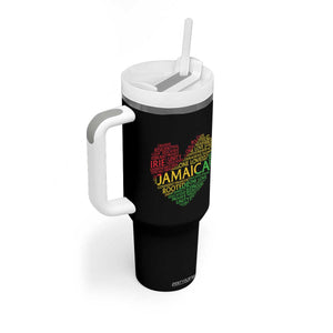 Jamaica Reggae Tumbler With Handle One Love Rasta Culture TS10 Print Your Wear