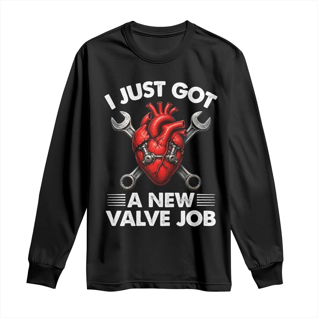Cool Heart Surgery Survivor Long Sleeve Shirt Funny Valve Job Coronary Bypass Artery Open Heart Surgery TS10 Black Print Your Wear