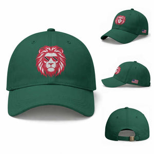 Trinidad and Tobago Lion Baseball Cap Vintage Caribbean Pride TS10 Baseball Cap Universal Fit Irish Green Print Your Wear