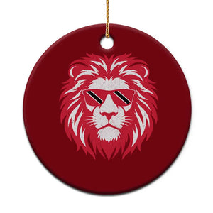 Trinidad and Tobago Lion Ceramic Ornament Vintage Caribbean Pride TS10 1pc Red Print Your Wear