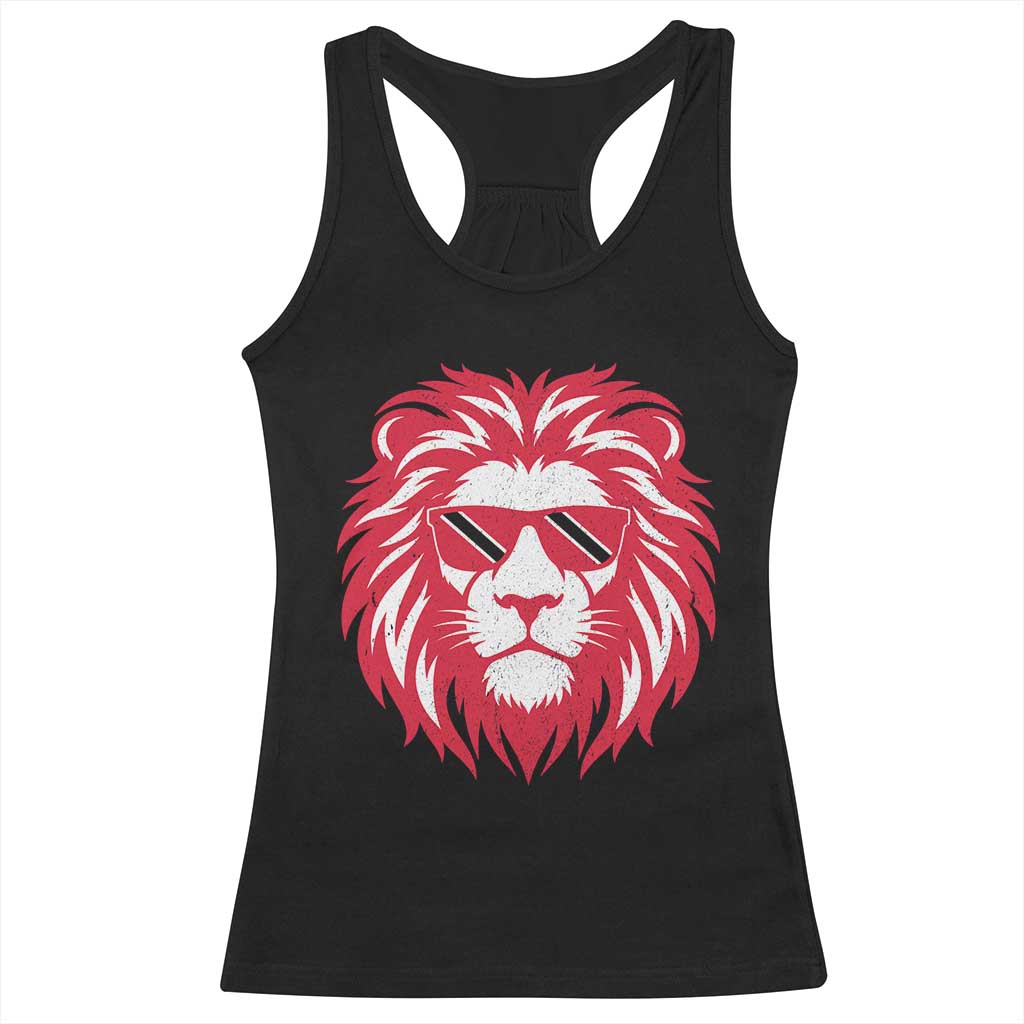 Trinidad and Tobago Lion Racerback Tank Top Vintage Caribbean Pride TS10 Black Print Your Wear