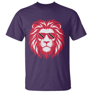 Trinidad and Tobago Lion T Shirt Vintage Caribbean Pride TS10 Purple Print Your Wear