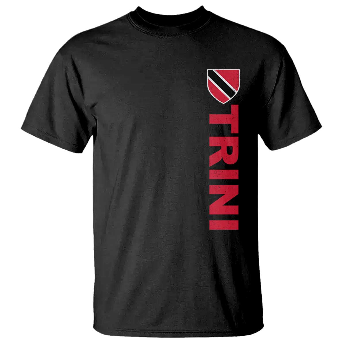 Vintage Trini T Shirt Trinidad and Tobago Flag Minimalist Patriotic Caribbean Pride TS10 Black Print Your Wear