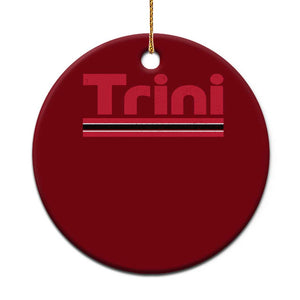 Retro Trini Ceramic Ornament Trinidad and Tobago Flag Caribbean Pride Heritage Gift TS10 1pc Red Print Your Wear