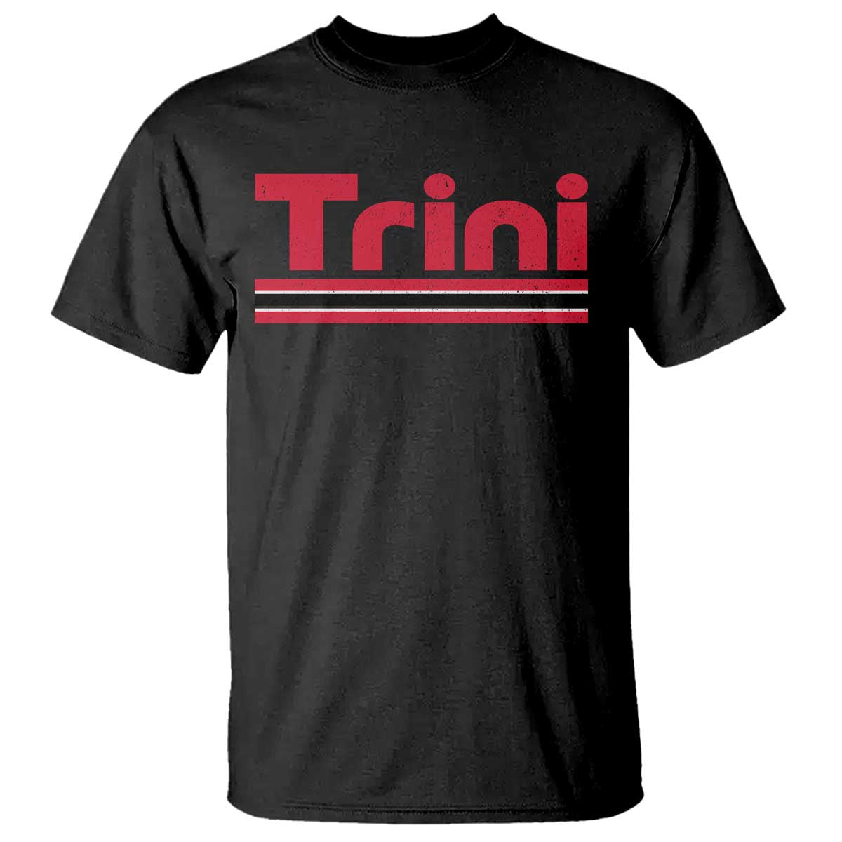 Retro Trini T Shirt Trinidad and Tobago Flag Caribbean Pride Heritage Gift TS10 Black Print Your Wear