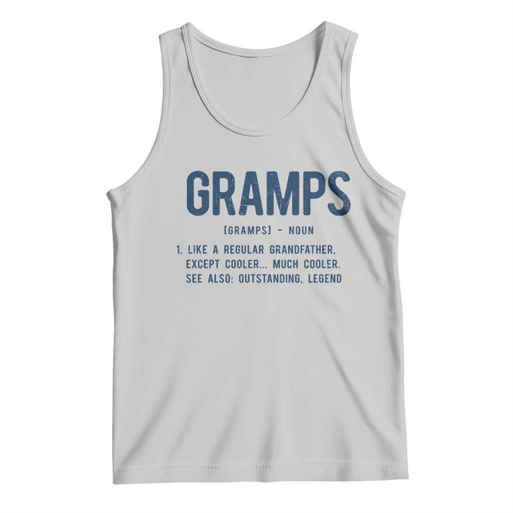 Grandpa Gift For Gramps Tank Top Fathers Day Birthday Gift Idea TS10 Ash Print Your Wear