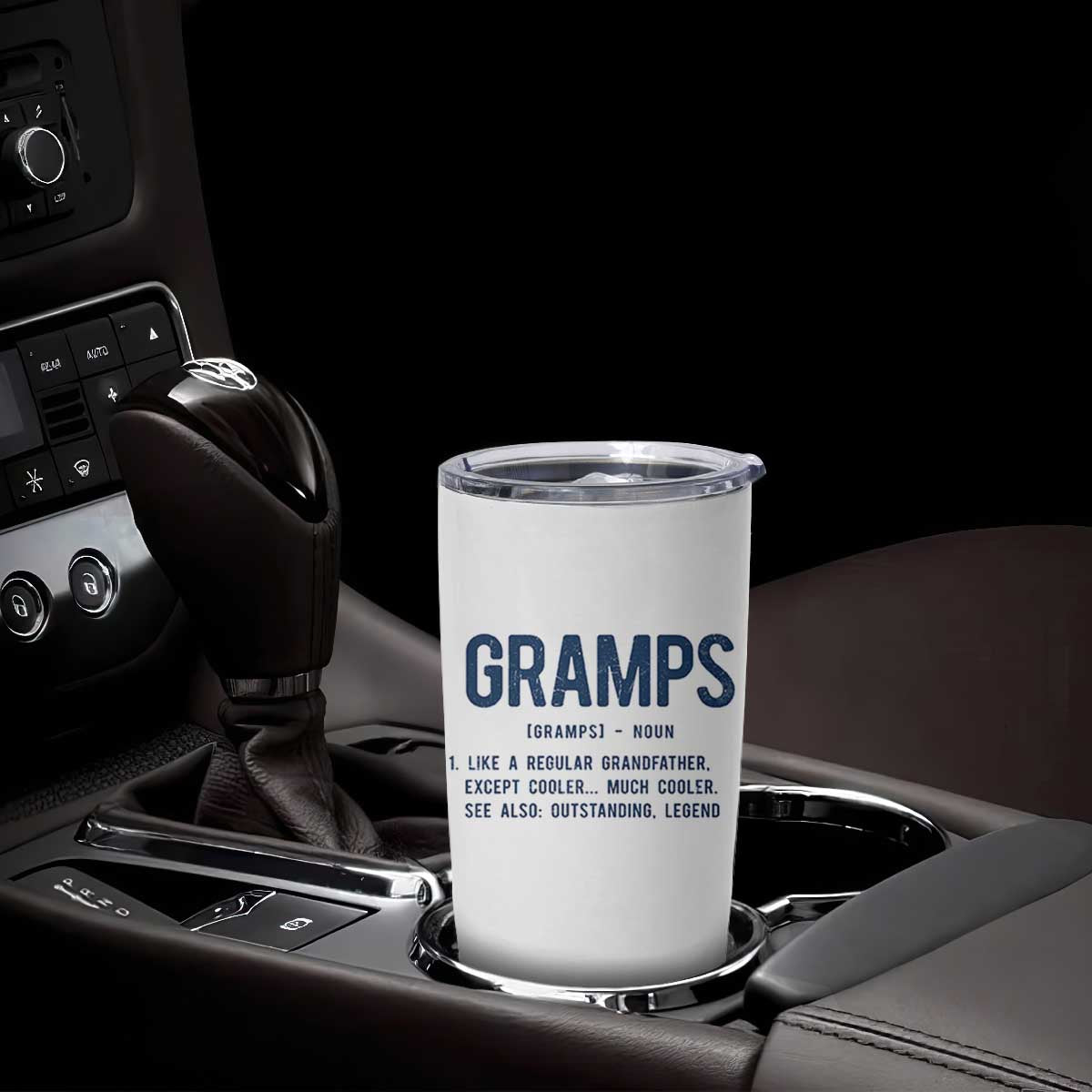 Grandpa Gift For Gramps Tumbler Cup Fathers Day Birthday Gift Idea TS10 Print Your Wear
