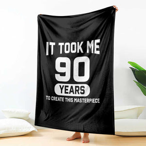 90th Birthday Throw Blanket To Create This Masterpiece 90 Year Old Gift TS10 Print Your Wear