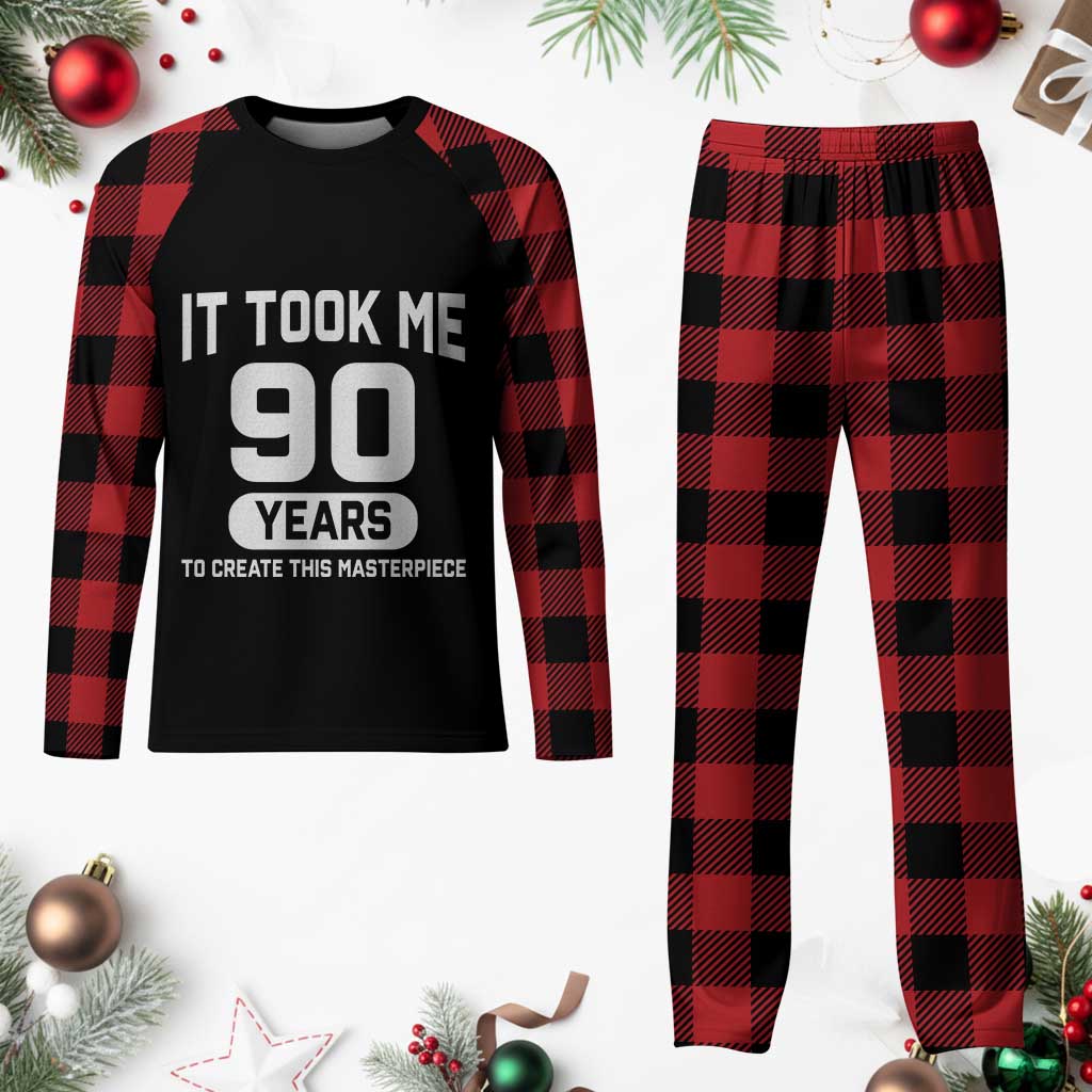 90th Birthday Plaid Pajama Set To Create This Masterpiece 90 Year Old Gift TS10 Buffalo Plaid Print Your Wear