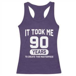 90th Birthday Racerback Tank Top To Create This Masterpiece 90 Year Old Gift TS10 Purple Print Your Wear