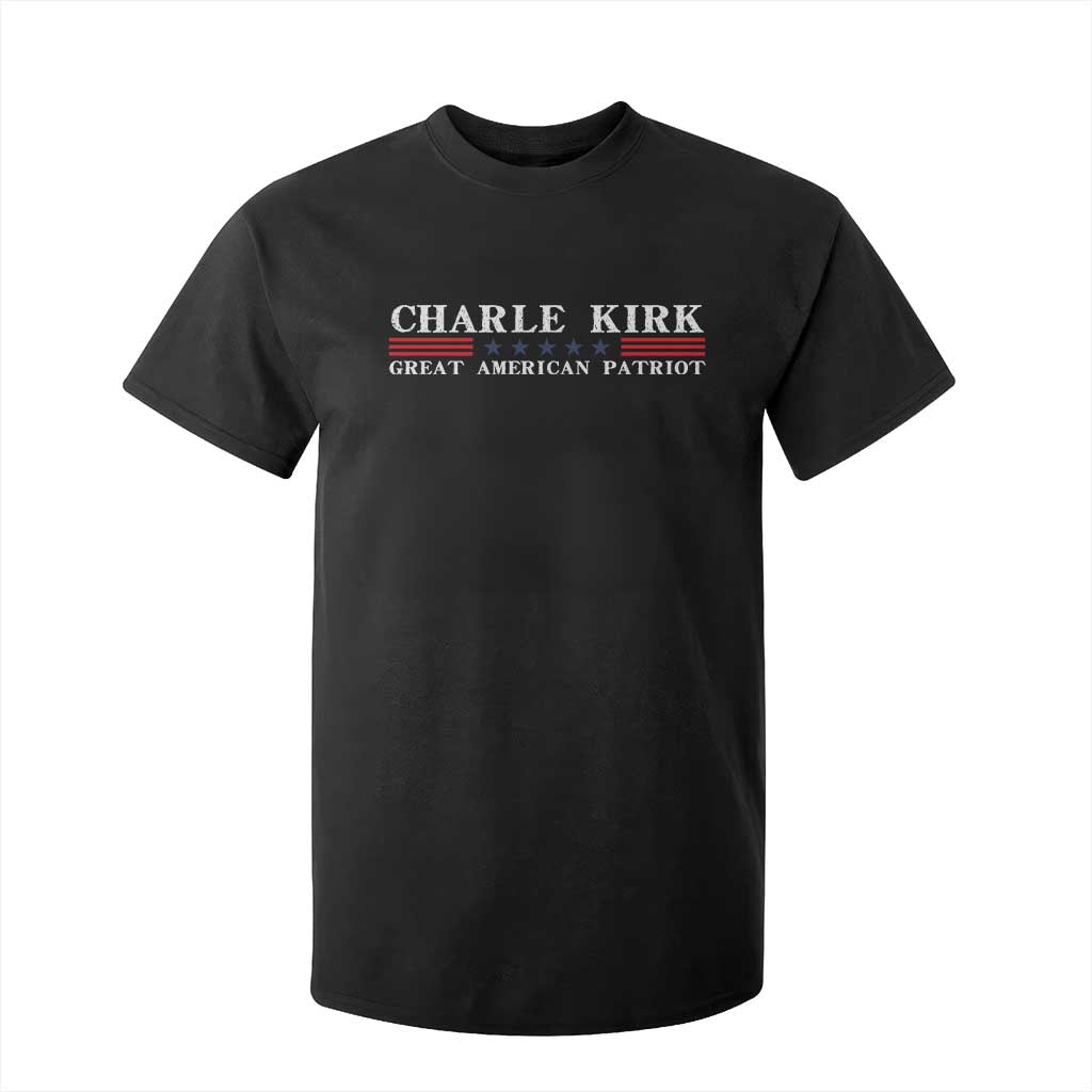 Charlie Kirk T Shirt For Kid Great American Patriot USA Freedom Conservative TS10 Black Print Your Wear