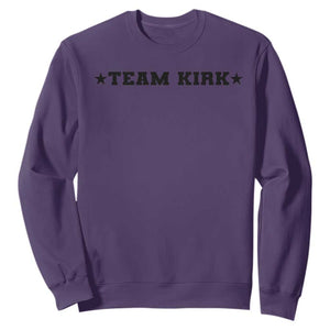 Team Kirk Sweatshirt Last Name Funny Surname Team Kirk Family Reunion TS10 Purple Print Your Wear