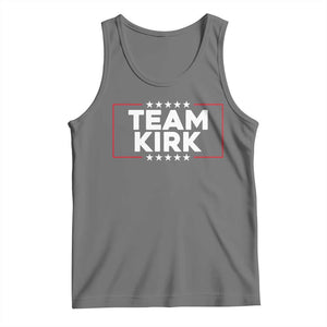 Team Kirk Tank Top Last Name Kirk Family Name Matching Member Surname TS10 Black Heather Print Your Wear