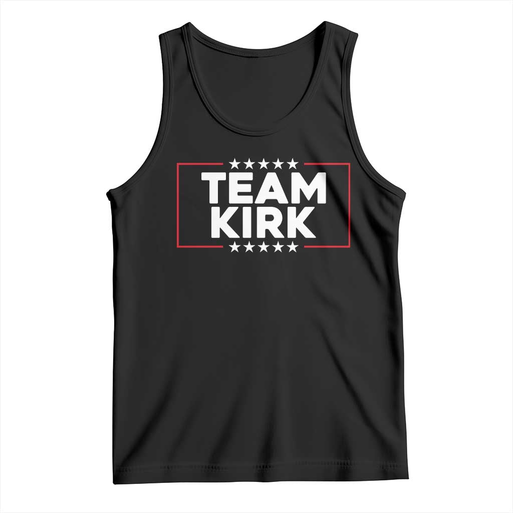 Team Kirk Tank Top Last Name Kirk Family Name Matching Member Surname TS10 Black Print Your Wear