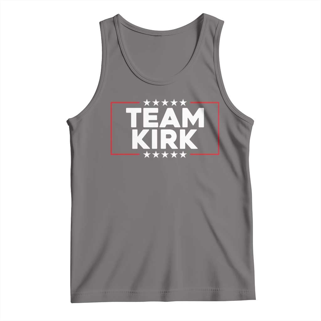 Team Kirk Tank Top Last Name Kirk Family Name Matching Member Surname TS10 Deep Heather Print Your Wear