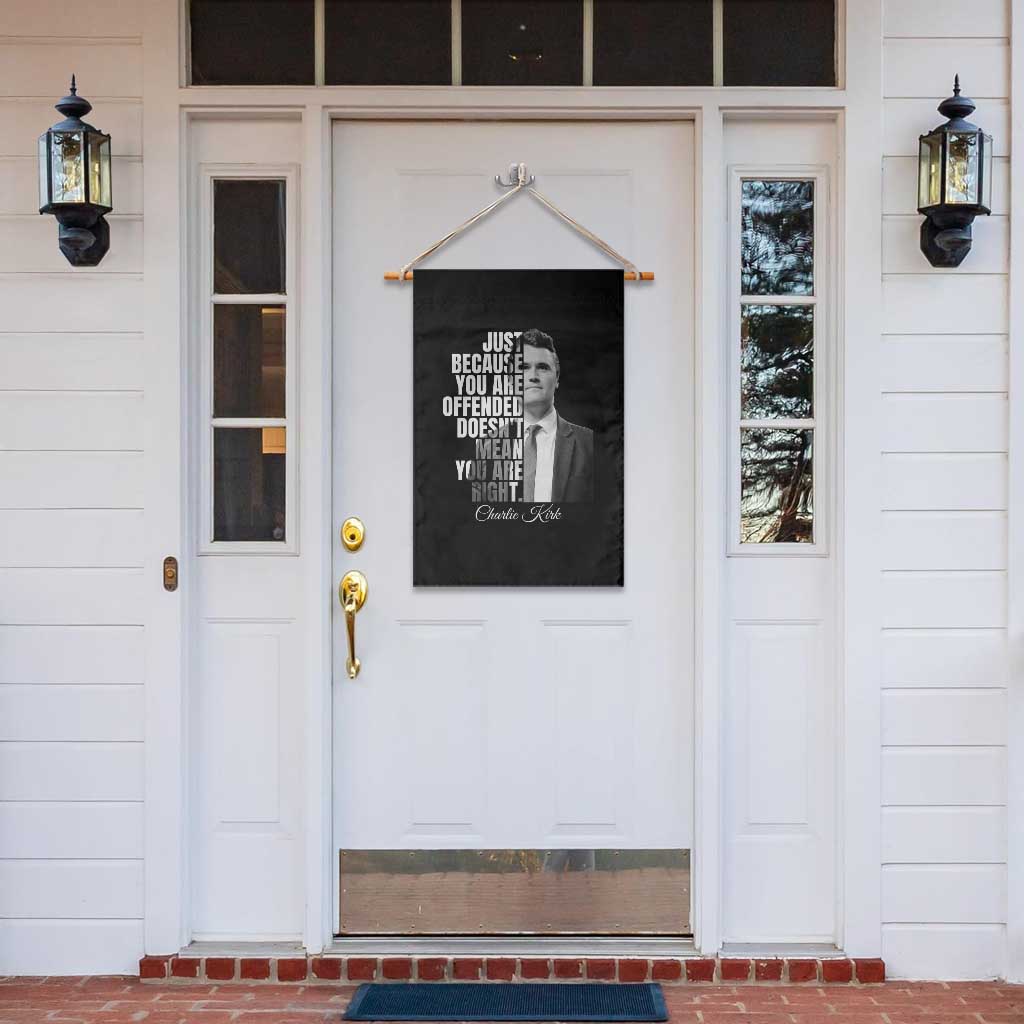 Charlie Kirk Garden Flag Free Speech Memorial Tribute TS10 Print Your Wear