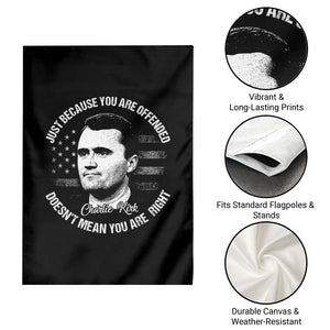 Charlie Kirk Garden Flag Free Speech Retro USA Flag TS10 Print Your Wear