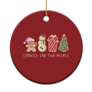 Pregnancy Announcement Christmas Ornament Cookies For Two Please Xmas Maternity Gift TS10 Print Your Wear