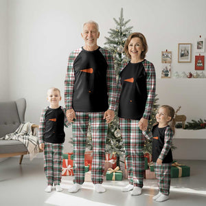 Pregnancy Announcement Plaid Pajama Set Snowman Face Xmas Maternity Gift TS10 Christmas Plaid Print Your Wear