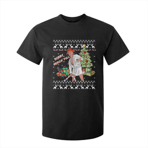 Funny Christmas Trump T Shirt For Kid Sorry Merica Is Full Ugly Xmas TS10 Black Print Your Wear