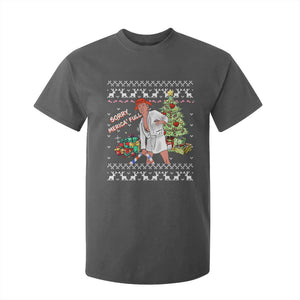 Funny Christmas Trump T Shirt For Kid Sorry Merica Is Full Ugly Xmas TS10 Dark Heather Print Your Wear