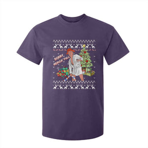 Funny Christmas Trump T Shirt For Kid Sorry Merica Is Full Ugly Xmas TS10 Purple Print Your Wear