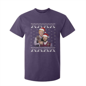 Christmas Trump Vance 2024 T Shirt For Kid Brothers Funny Parody Trump J.D. Vance Bros Ugly Xmas TS10 Purple Print Your Wear