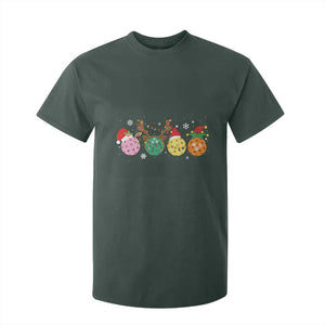 Funny Pickleball Lover Christmas T Shirt For Kid TS10 Dark Forest Green Print Your Wear