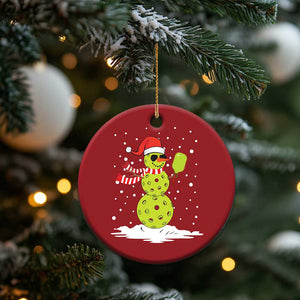 Pickleball Christmas Ornament Santa Hat Snowman Xmas TS10 Print Your Wear