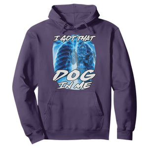 I Got That Dog In Me Wolf Alpha Hoodie Xray Werewolf TS10 Purple Print Your Wear