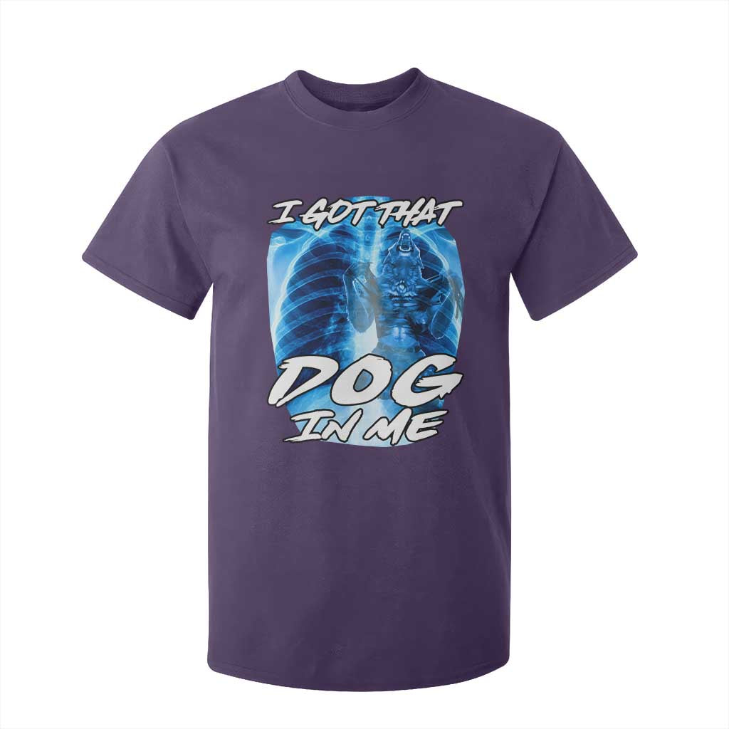 I Got That Dog In Me Wolf Alpha T Shirt For Kid Xray Werewolf TS10 Purple Print Your Wear
