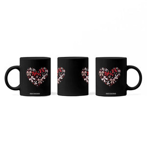 Coquette Valentine's Day Heart Bow Coffee Mug TS10 Print Your Wear