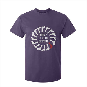 Deny Defend Depose T Shirt For Kid Meme Capitalism Revolution Morale Gun Lover TS10 Purple Print Your Wear