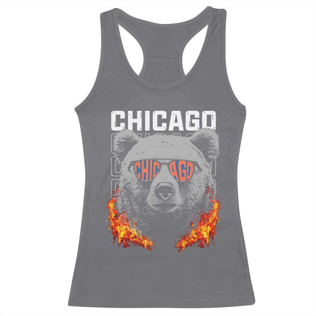 Vintage Retro BF Racerback Tank Top Football Lover TS10 Charcoal Print Your Wear